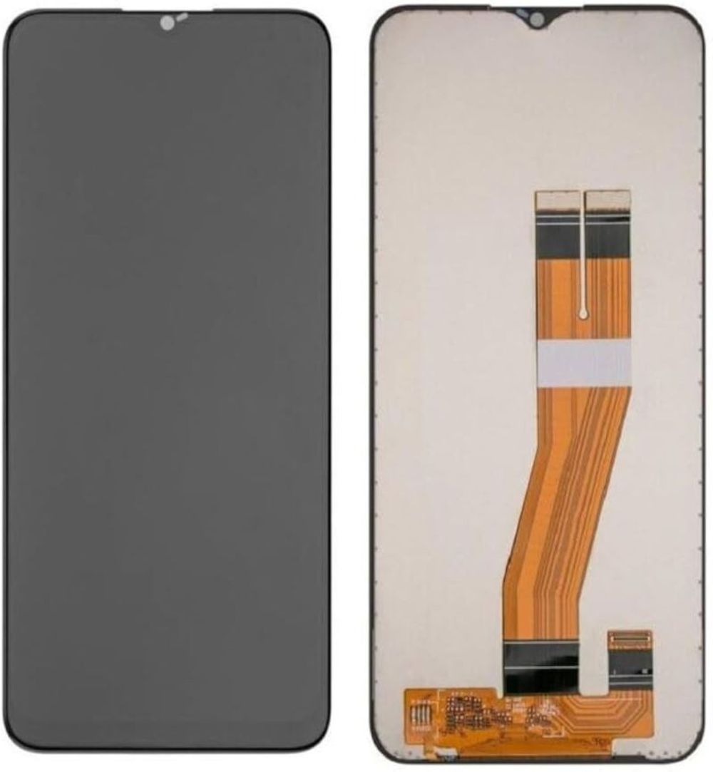 LCD za Samsung A025F/Galaxy A02S (EU 161mm)+ touch screen (without frame) Black Service Pack ORG/GH81-20118A