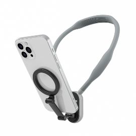 Okovratni drzac za mobilni telefon magnetic sivi