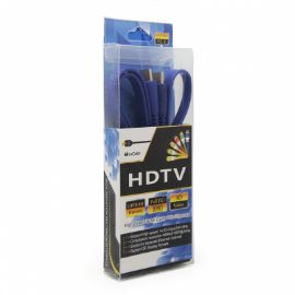Slika Kabl Flet HDMI na HDMI 1.5m plavi