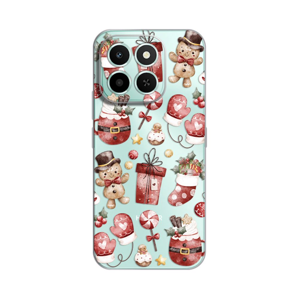Torbica Silikonska Print Skin za Honor X6c Cozy Christmas