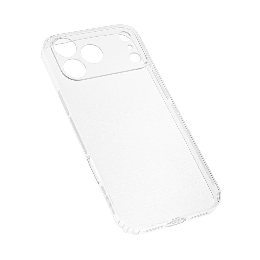 Torbica silikonska Ultra Thin with pluggy za iPhone 17/18 Pro 6.3 transparent