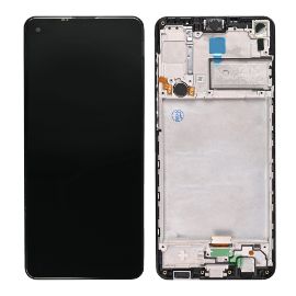 Slika LCD za Samsung A217/Galaxy A21s (GH82-22988A) + touch screen + frame Black FULL ORG SP