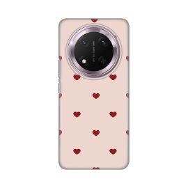 Torbica Silikonska Print za Honor Magic 7 Lite Beige Hearts