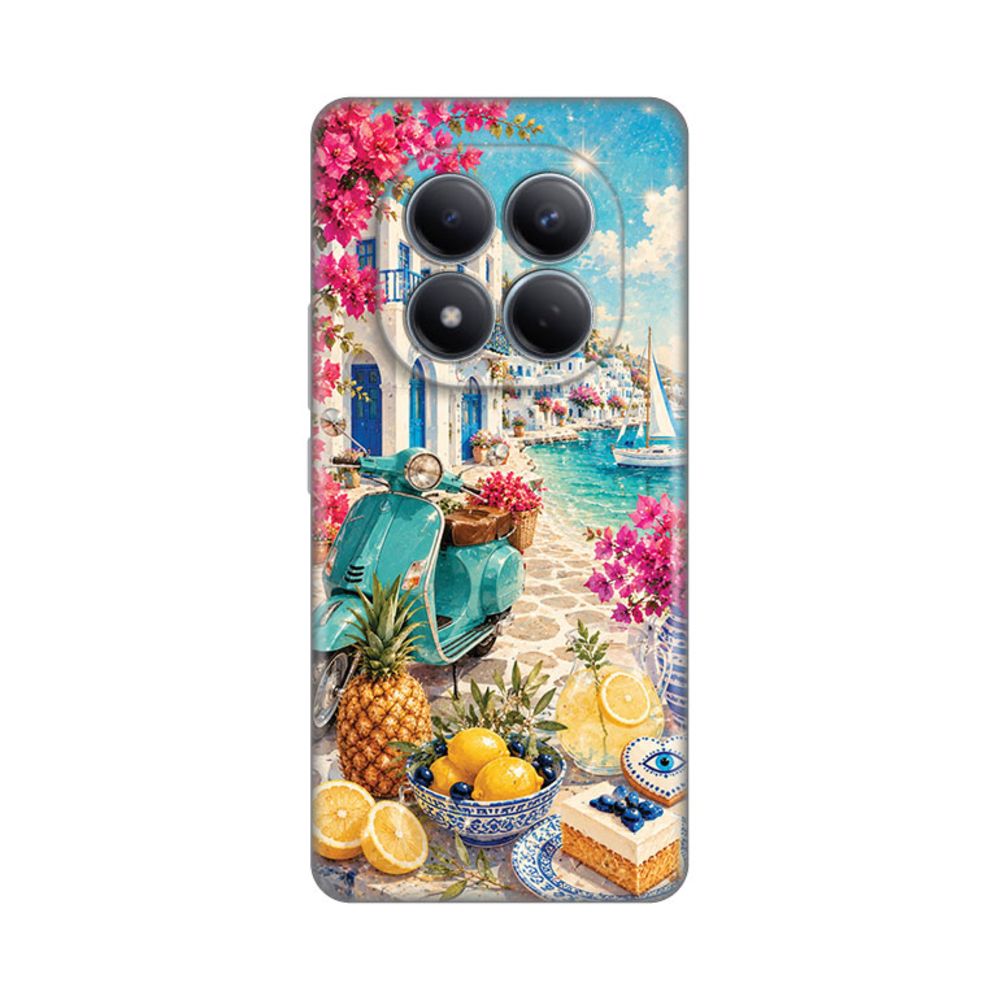 Torbica Silikonska Print Skin za Xiaomi Redmi Note 15 Pro 4G Summer in Greece