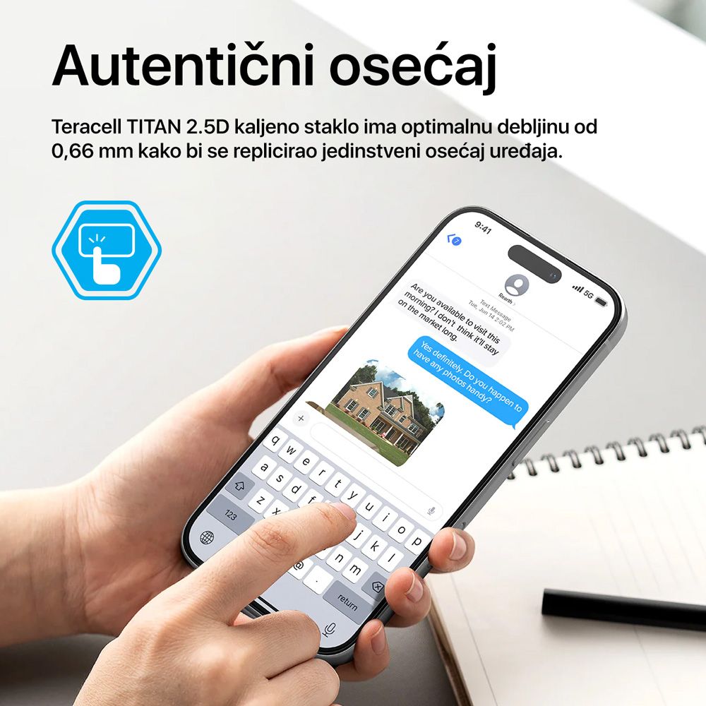 Zastitno Staklo Xiaomi 15t Crni Tempered Glass Teracell Tita - slika 3