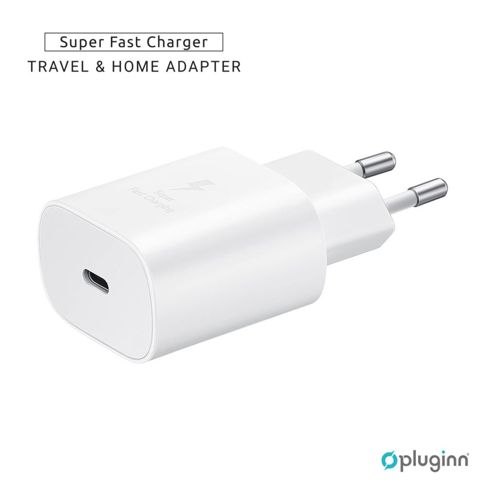 Kucni Punjac Pluginn AJ-25 KP-614C PD Fast 25W za Samsung beli CE