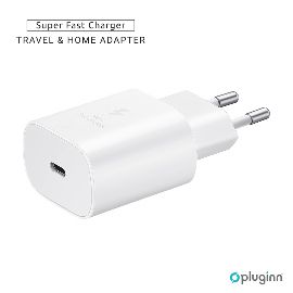Kucni Punjac Pluginn AJ-25 KP-614C PD Fast 25W za Samsung beli CE