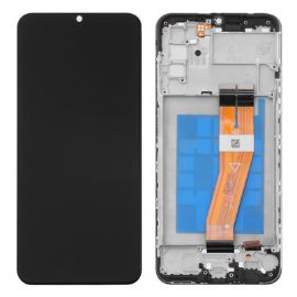 LCD za Samsung A037F/Galaxy A03s + touch screen + frame Black (161mm)
