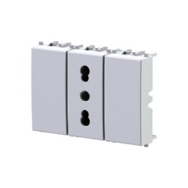 BITAPPO uticnica (1 bipasso+2 slepa modula)Vimar Arke bela 4B.V19B.BT
