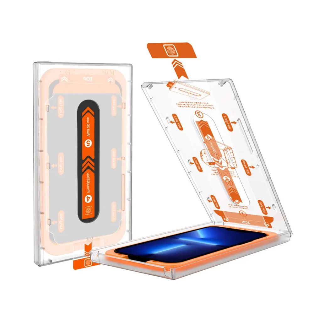 Zastitno Staklo Tempered glass 2.5D dust free Box za iPhone 12 Mini 5.4 crni