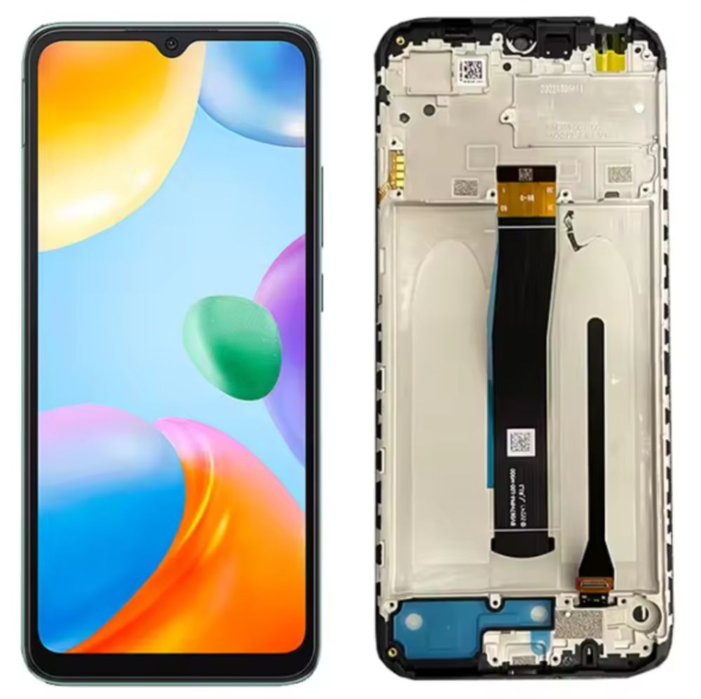 LCD za Xiaomi Redmi 10C + touch screen + frame Black
