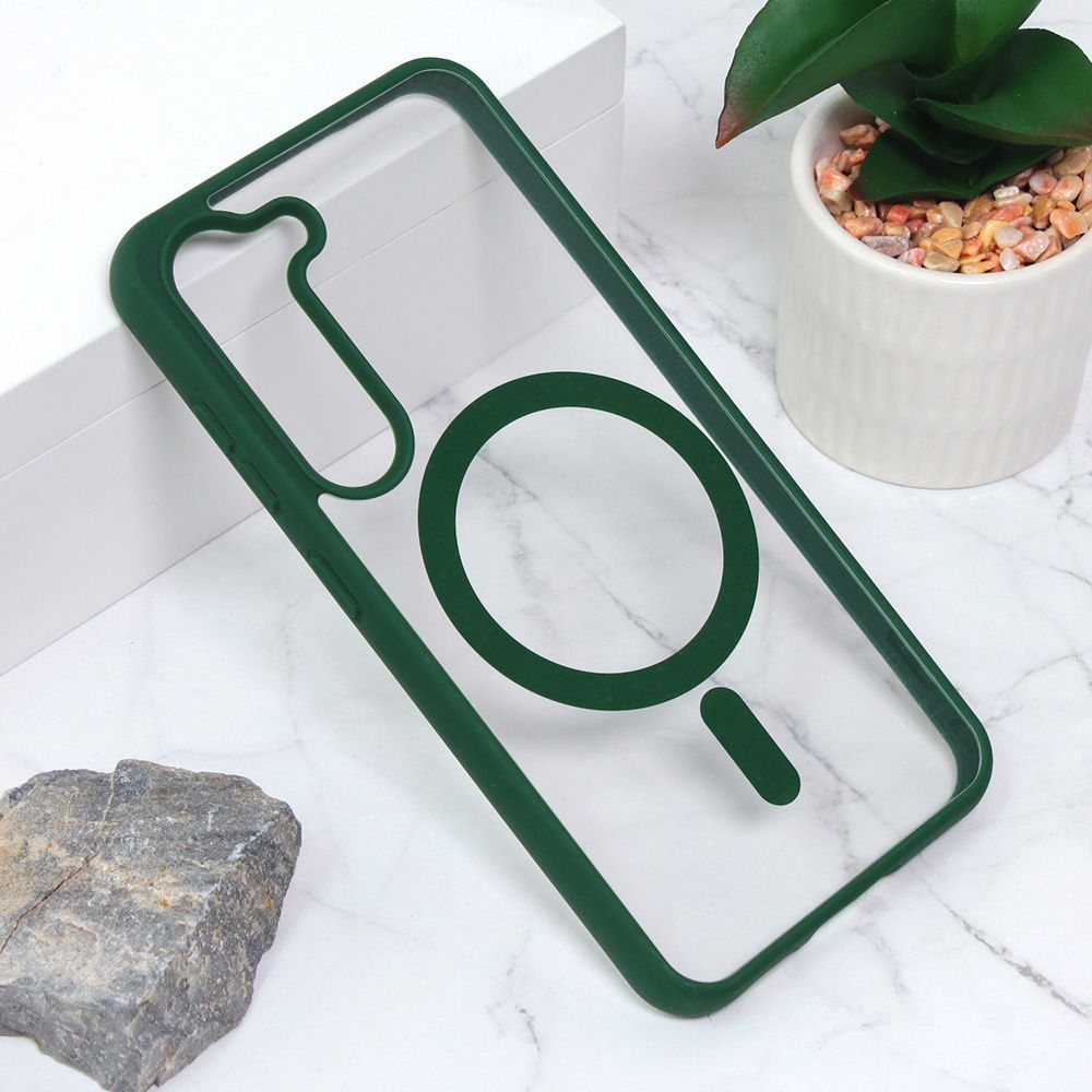 Torbica Magsafe za Samsung S916B Galaxy S23 Plus zelena