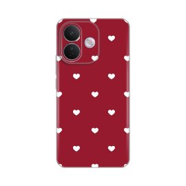 Torbica Silikonska Print Skin za Xiaomi Redmi Note 17 Pro 5G Burgundy Hearts