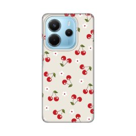 Slika Torbica Silikonska Print za Xiaomi Redmi Note 14 4G (SRB) Cherry and Flowers
