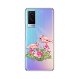 Slika Torbica Silikonska Print Skin za Vivo Y71T Flamingo