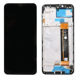 Slika LCD za Samsung A236B/Galaxy A23 5G (GH82-29734A) + touch screen + frame Black FULL ORG-SP
