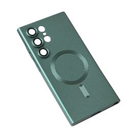 Slika Torbica Magsafe Chrome za Samsung S928B Galaxy S24 Ultra tamno zelena