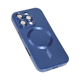 Slika Torbica Magsafe Chrome za iPhone 16 Pro 6.3 tamno plava