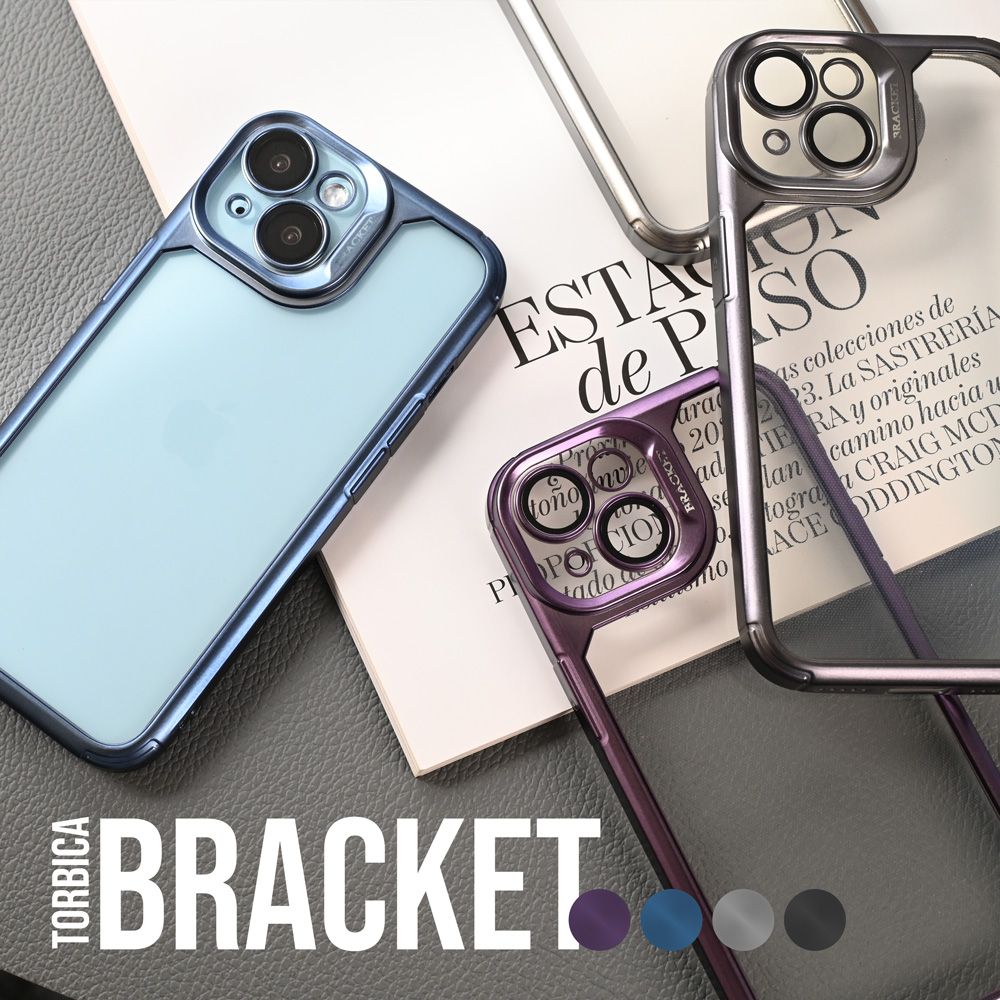 Torbica Bracket za iPhone 14 Pro 6.1 ljubicasta