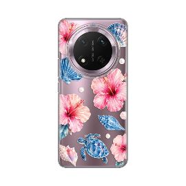 Slika Torbica Silikonska Print Skin za Honor Magic 7 Lite Hibiscus Sea
