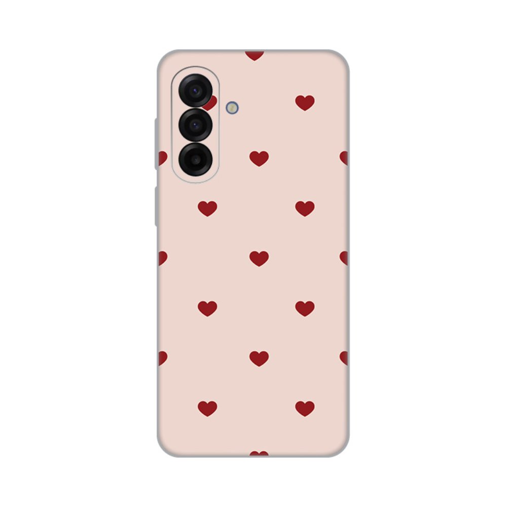 Torbica Silikonska Print za Samsung A175F Galaxy A17 Beige Hearts