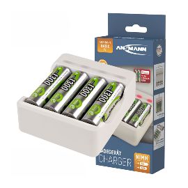 Slika ANSMANN Punjac baterija Basic IV + 4xAA 1300mAh 1001-0120-01