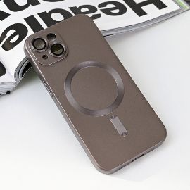 Torbica Magsafe Chrome za iPhone 14 6.1 siva