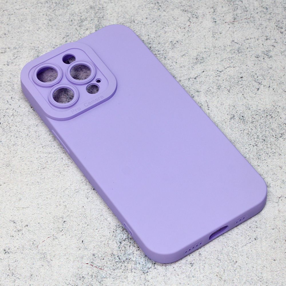 Torbica Silikon Pro Camera za iPhone 13 Pro 6.1 ljubicasta