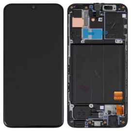 Slika LCD za Samsung A405/Galaxy A40 + touch screen WITH FRAME Black A+ INCELL