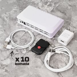 Slika Alarmi za laptop JWD 10 porta beli