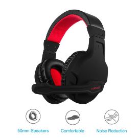 Slika Slusalice Gaming Nubwo U3D 3.5mm crno crvene