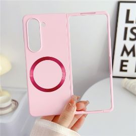 Slika Torbica Magsafe Magnetic Shockproof za Samsung F946B Galaxy Z Fold 5 5G roze