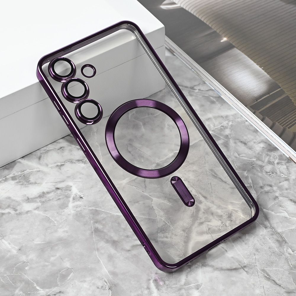 Torbica Magsafe Lux za Samsung S731B Galaxy S25 FE ljubicasta