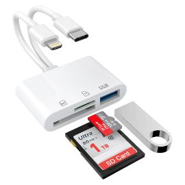 Slika Adapter Lighting, Type C na SD card Kamera citac JWD-TC 24