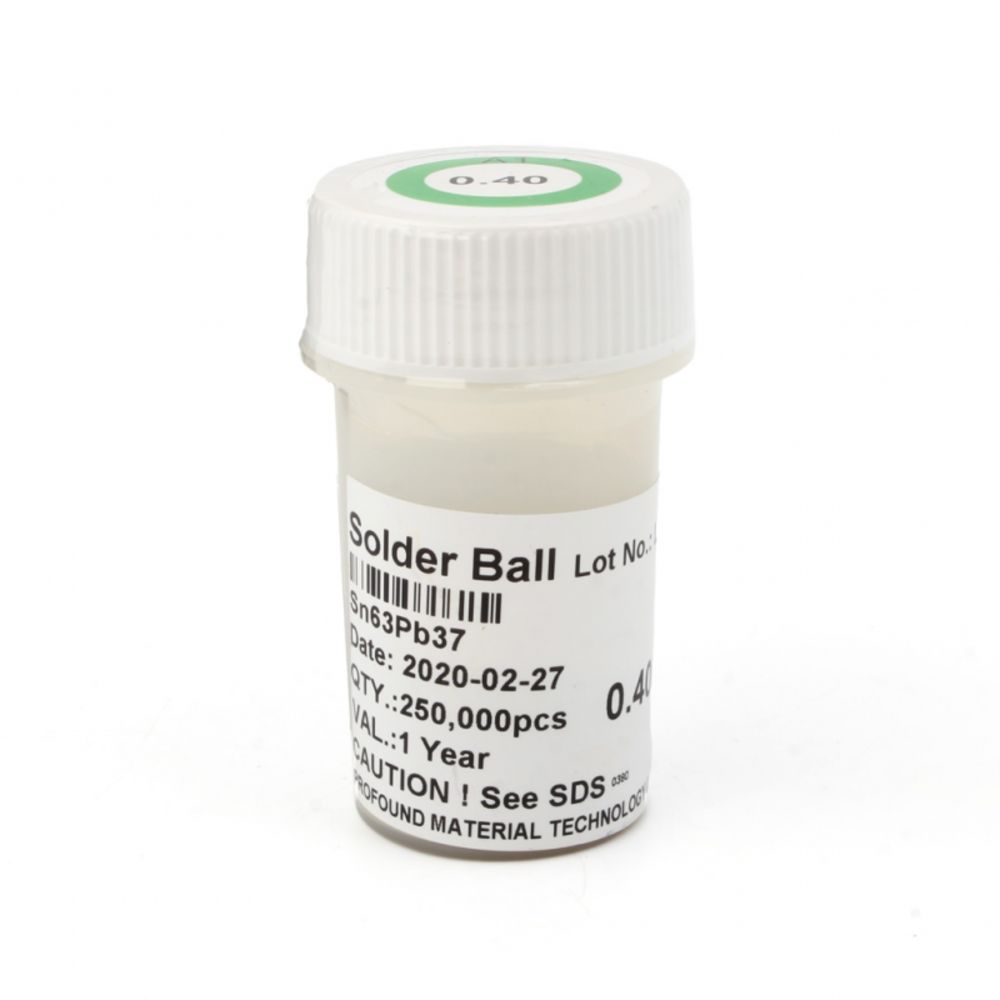 BGA kuglice 0.4mm 250.000 kom olovne