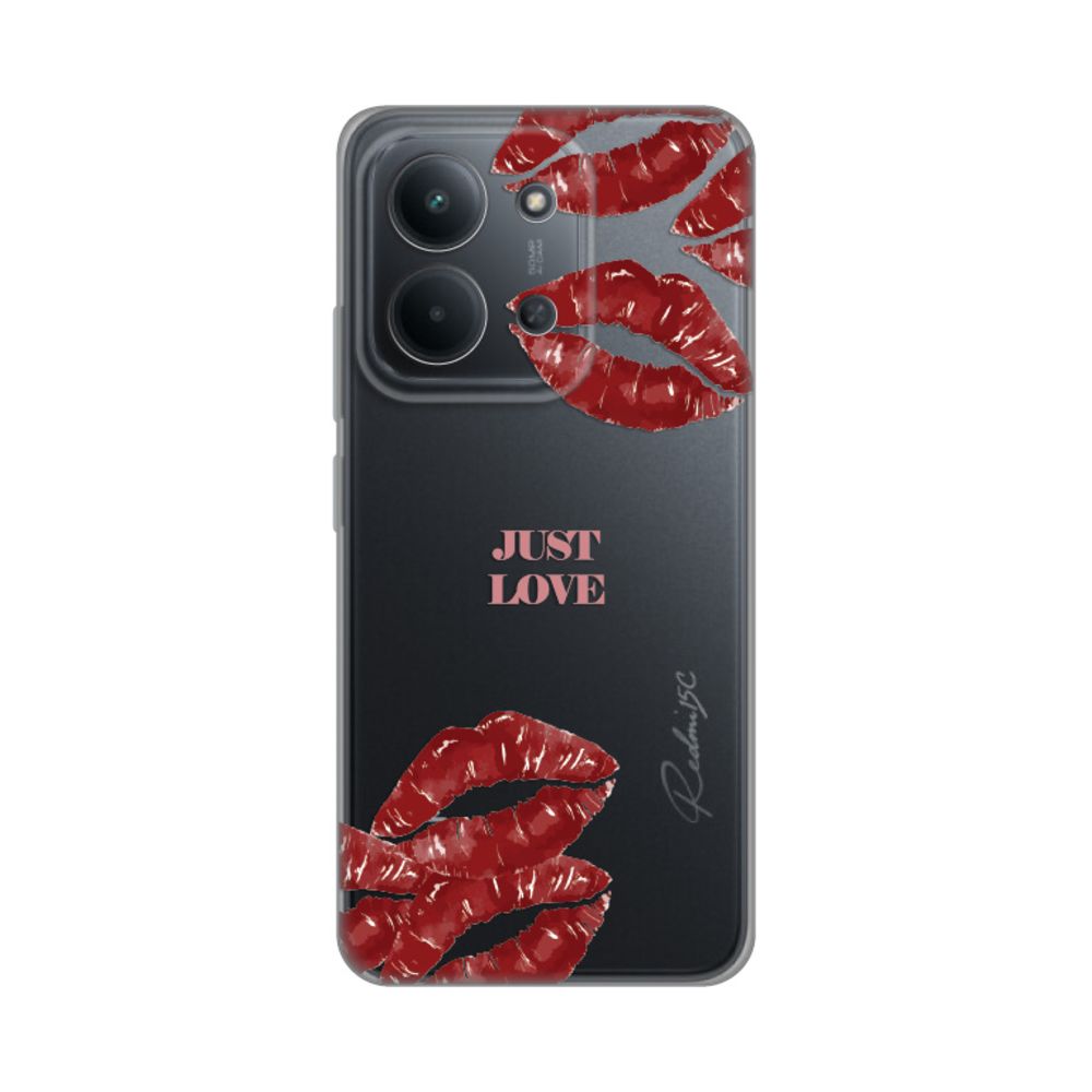 Torbica Silikonska Print Skin za Xiaomi Redmi 15C 4G Just Love Pink