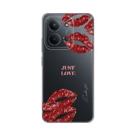 Torbica Silikonska Print Skin za Xiaomi Redmi 15C 4G Just Love Pink