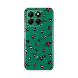 Slika Torbica Silikonska Print Skin za Honor X8b Heart Pattern