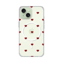 Slika Torbica Print Magsafe za iPhone 15 6.1 Red Hearts
