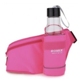 Slika Torbica oko struka Romix RH23 za bidon pink