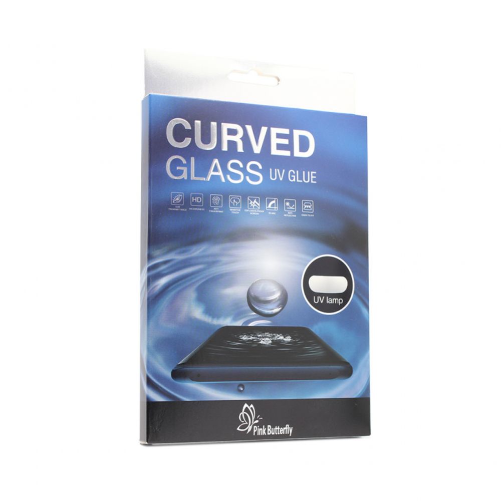 Zastitno Staklo Tempered glass UV Glue Full Cover + Lampa za iPhone XS MAX