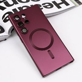 Slika Torbica Magsafe Chrome za Samsung S928B Galaxy S24 Ultra bordo
