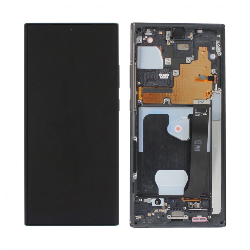 LCD za Samsung N985F/Galaxy Note 20 Ultra + touch screen + frame Black OLED