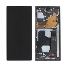LCD za Samsung N985F/Galaxy Note 20 Ultra + touch screen + frame Black OLED