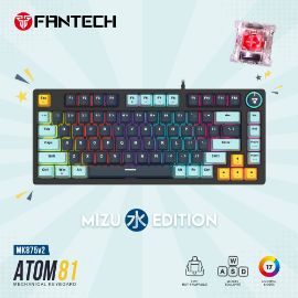 Slika Tastatura Mehanicka Gaming Fantech MK875 RGB Atom 81 Navy (Red switch)