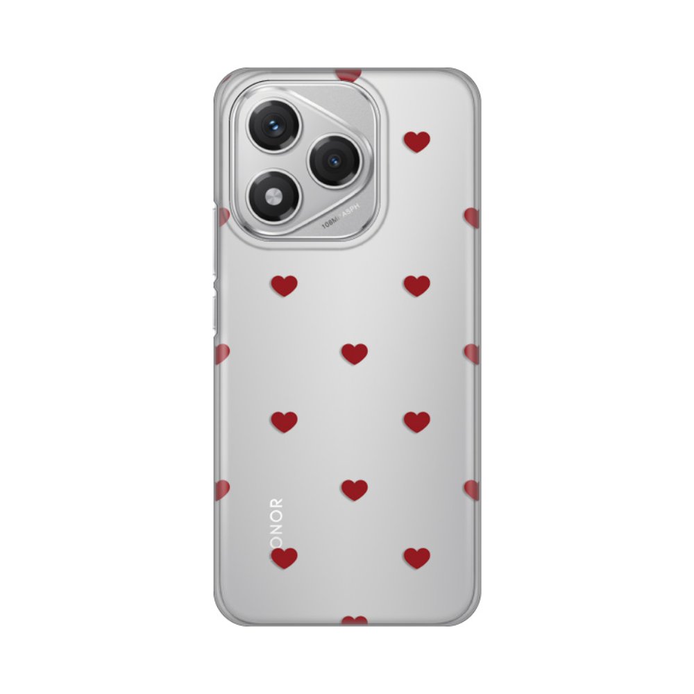 Torbica Silikonska Print za Honor 400 Lite Red Hearts