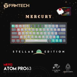 Slika Tastatura Mehanicka Gaming Fantech MK912 RGB Atom PRO63 Wireless Mercury (red switch)