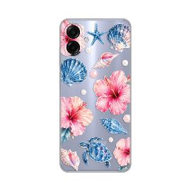 Slika Torbica Silikonska Print Skin za Samsung A075F Galaxy A07 Hibiscus Sea