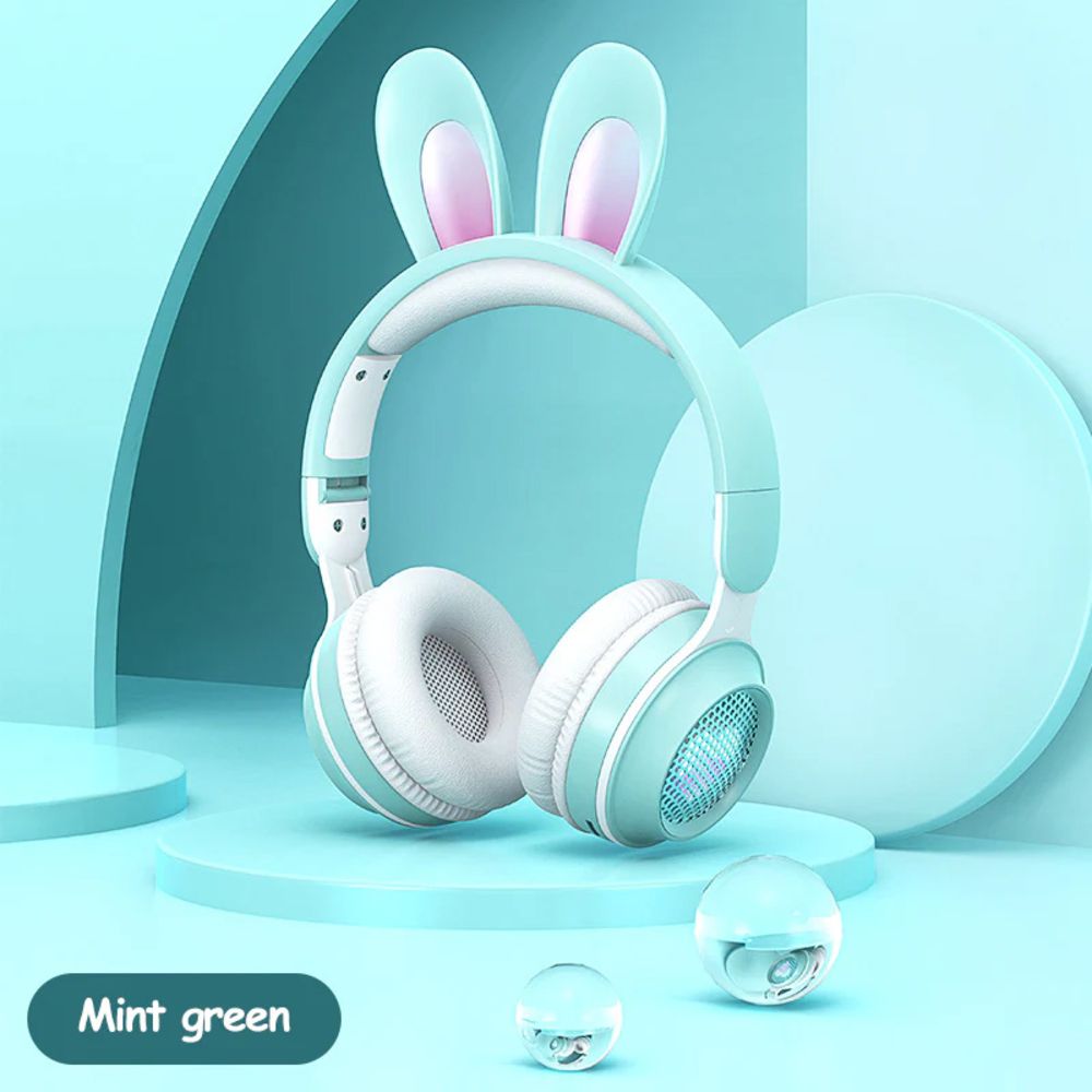 Bluetooth slusalice Bunny mint