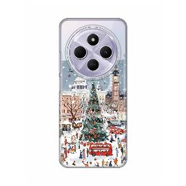 Slika Torbica Silikonska Print Skin za Xiaomi Redmi 14C/Redmi A4 Christmas Town